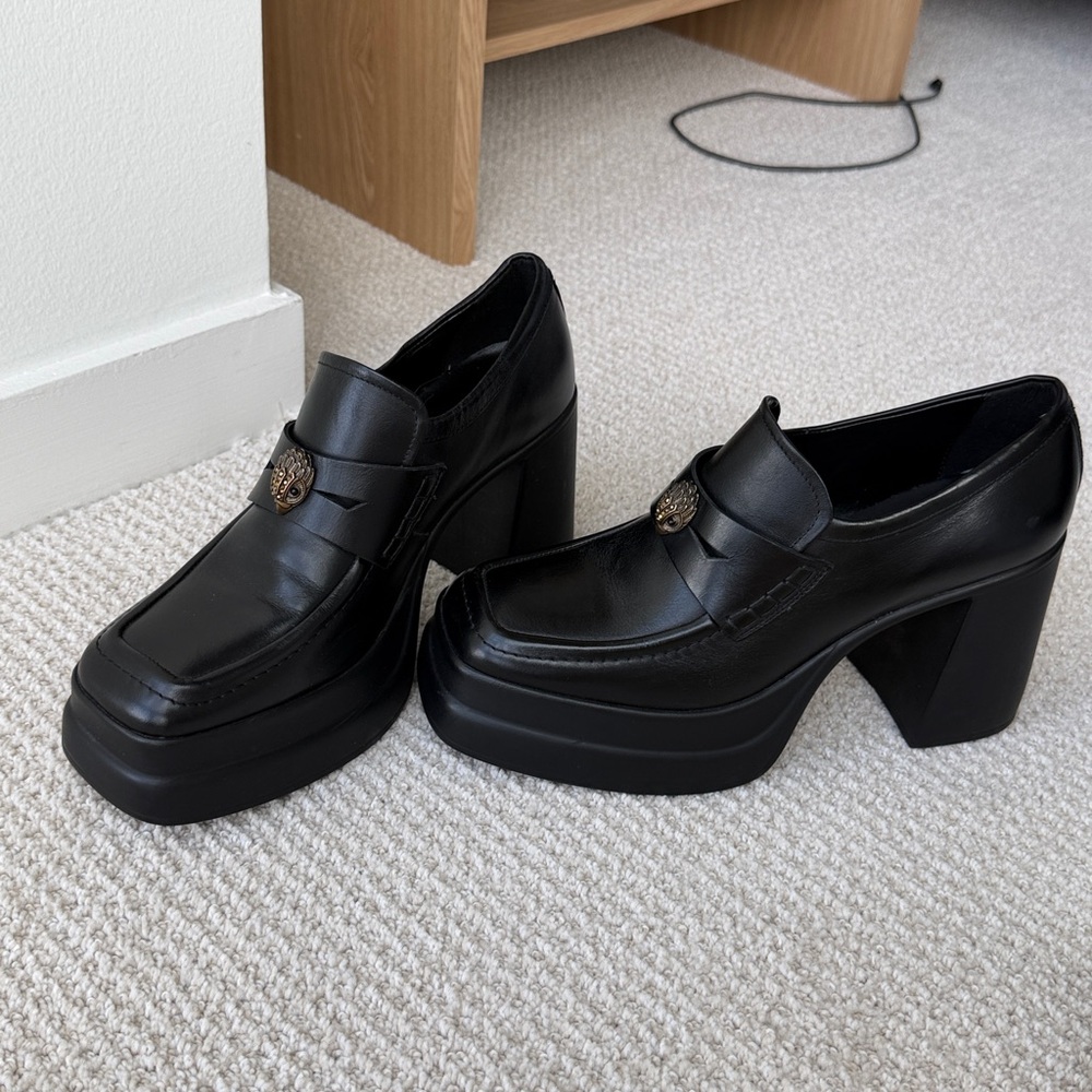 Kurt Geiger Black Platform Heels